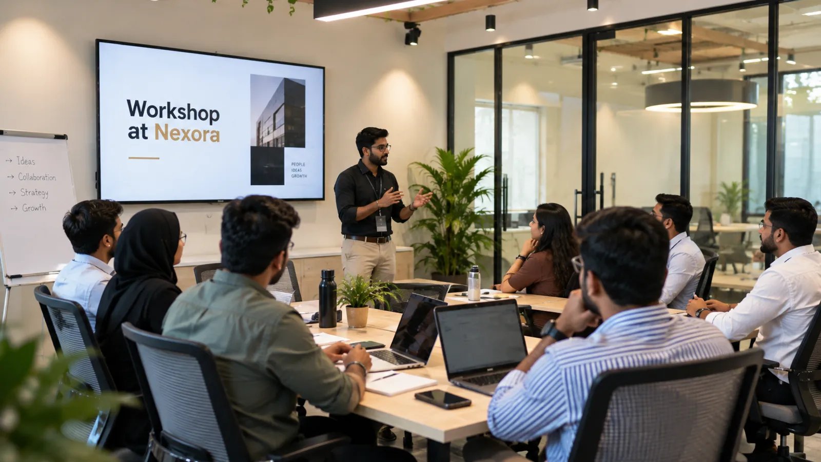 A workshop session at Nexora Square